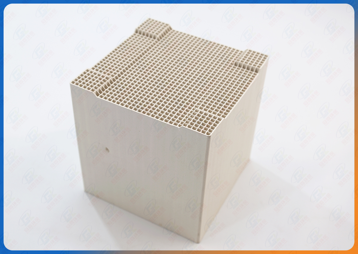陶瓷填料RTO焚燒爐專用蜂窩陶瓷150x150x150mm
